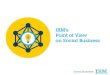 IBM’s Point of View on Social Business