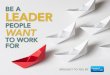 Be a Leader People Want to Work For