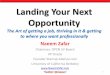 Landing your next opportunity   getting a job & thriving in it