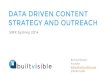Data Driven Content Strategy and Outreach
