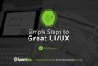 Simple Steps to UX/UI Web Design