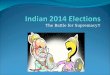 Indian 2014 elections