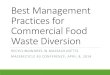 POLICY2 BMPs for Commercial Food Waste Diversion, Lorenzo Macaluso