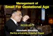 small for gestational age management