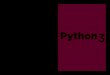 Ponorme Se Pythonu 3