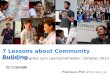 7 lessons about community building