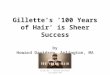 Howard Davidson Arlington MA - Gillette’s ’100 years of hair’ is sheer success