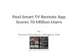 Howard Davidson Arlington MA -  Peel smart TV remote app scores 70 million users