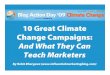 10 Great Climate Change Marketing Campaigns