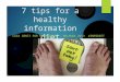 7 consigli per una dieta informativa equilibrata