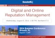 Digital and Online Reputation Management