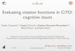 Evaluating citation functions in CiTO: cognitive issues
