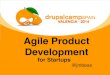 DrupalCamp14 Agile product development for startups