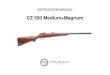 Instruction Manual CZ 550 Medium, Magnum