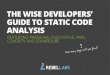 The Wise Developers' Guide to Static Code Analysis (image preview)