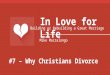 Why Christians Divorce?