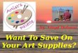 Want To Save On Your Art Supplies?