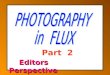 Photography in Flux (Editors Perspective) from the SNAG PDS 2011
