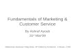Fundamentals Of Marketing & Customer Service