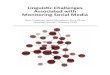 Linguistic challenges associated with monitoring social media
