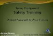Spray equipment safety protect yourself