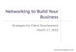 Legal Networking for Business Development