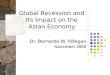 Global Recession And Its Impact On The Asian Economy
