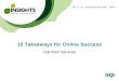 10 Takeaways for Online Success