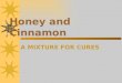 Honey and cinnamon   a mixture for cures