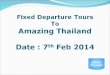 Fixed departure Tours To Thailand