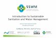 SustSan workshop: Introduction to SSWM by Tandiwe Erlmann