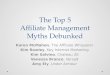 The Top 5 Affiliate Management Myths Debunked
