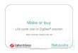 2007, Radiocrafts: Make Or Buy, Life cycle cost of ZigBee® solution