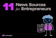 11 News Sources for Entrepreneurs