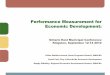 Performance Measurement Resources for Economic Development
