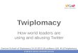 Twiplomacy - How World Leaders use and abuse Twitter
