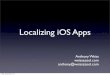 Localizing iOS Apps