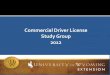 Commercial driver license - part 5