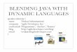 Venkat Subramaniam Blending Java With Dynamic Languages