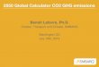 2050 Global Calculator CO2 GHG emissions - Benoit Lefevre - EMBARQ