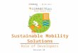 Sustainable Mobility Solutions - Role of Developers