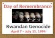 Rwanda Rememberance