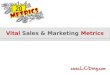 20 Vital Sales and Marketing Metrics