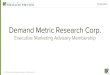 Demand Metric Executive Marketing Advisory Membership