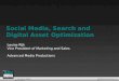 Social Media, Search and Digital Asset Optimization