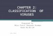 Chapter 2 classification of virus