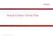 Avaya Aura Contact Center Elite