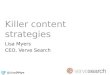 Killer Content Strategies #SearchLondon