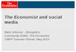 The Economist and social media
