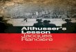 Ranciere - Althusser's Lesson